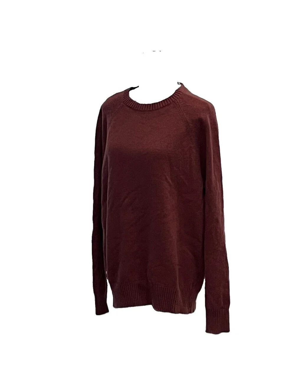 J.Crew Men’s Lambswool Crewneck Sweater Medium Chocolate Brown  Wool Preppy